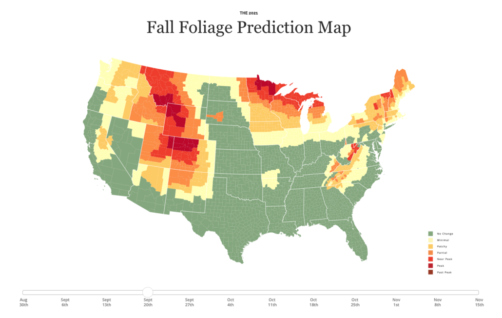Mapping Fall Color – California Fall Color