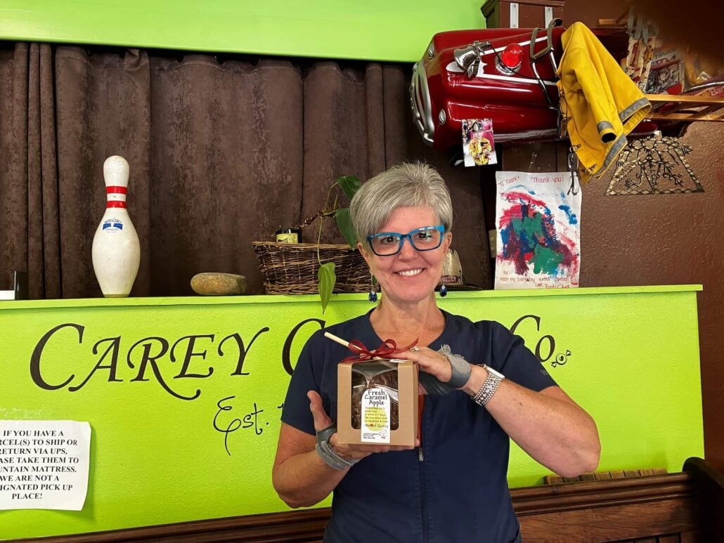 Carey carmel apple